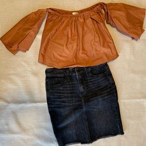 Black Denim skirt 🧛‍♀️